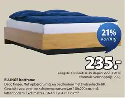 Jysk Ellinge Bedframe aanbieding
