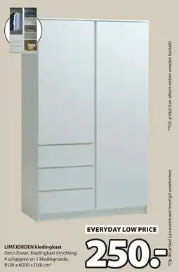 Jysk Limfjorden Kledingkast aanbieding