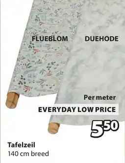 Jysk Tafelzeil aanbieding