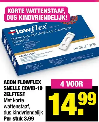 Big Bazar Acon flowflex snelle covid-19 zelftest aanbieding