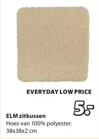 Jysk Elm Zitkussen aanbieding
