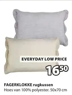 Jysk Fagerklokke Rugkussen aanbieding