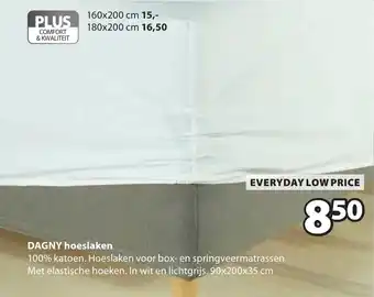 Jysk Dagny Hoeslaken aanbieding