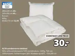 Jysk Alta Eendenveren Dekbed aanbieding