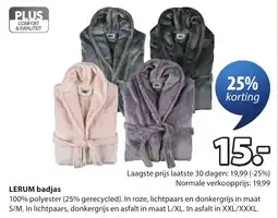Jysk Lerum Badjas aanbieding