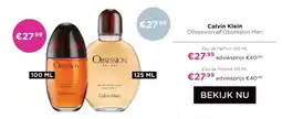 ICI Paris XL Calvin Klein Obsession of Obsession Men aanbieding