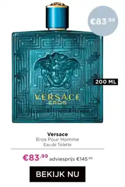 ICI Paris XL Versace Eros Pour Homme Eau de Toilette aanbieding