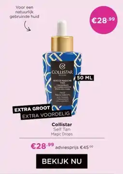 ICI Paris XL Collistar Self Tan Magic Drops aanbieding