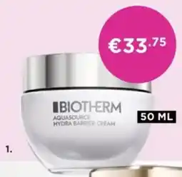 ICI Paris XL Biotherm Aquasource Hydra Barrier Cream aanbieding