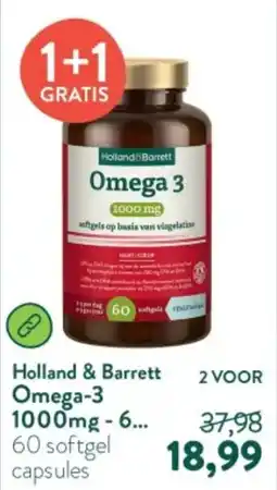 Holland & Barrett Holland & Barrett Omega 3 1000mg aanbieding