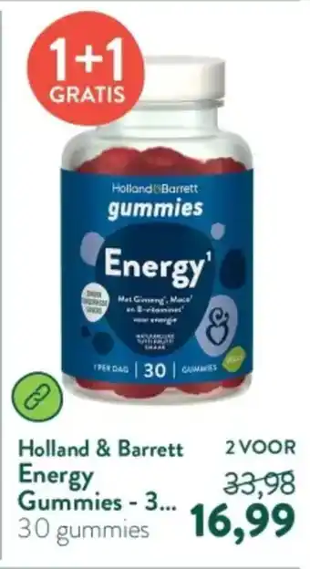 Holland & Barrett Holland & Barrett Energy Gummies aanbieding