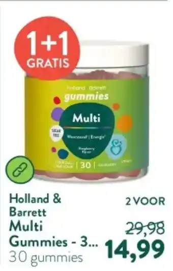 Holland & Barrett Holland & Barrett Multi Gummies aanbieding