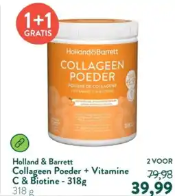 Holland & Barrett Holland & Barrett Collageen Poeder + Vitamine C & Biotine aanbieding