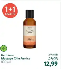 Holland & Barrett De Tuinen Massage Olie Arnica aanbieding