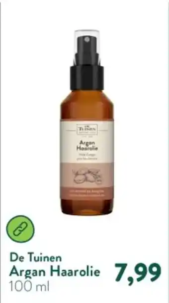 Holland & Barrett De Tuinen Argan Haarolie aanbieding