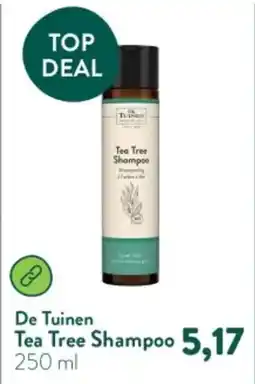 Holland & Barrett De Tuinen Tea Tree Shampoo aanbieding