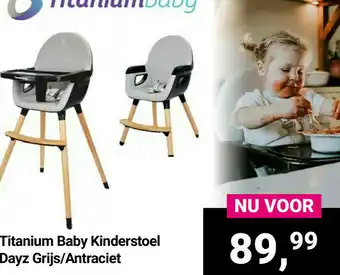 Van Asten BabySuperstore Titanium Baby Kinderstoel Dayz Grijs/Antraciet aanbieding