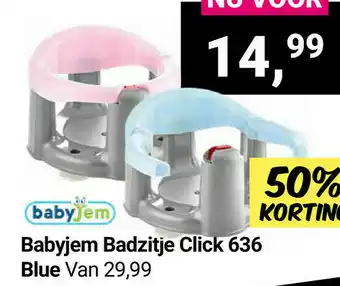 Van Asten BabySuperstore Babyjem Badzitje Click 636 Blue aanbieding