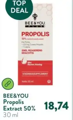 Holland & Barrett Bee&You Propolis Extract 50% aanbieding