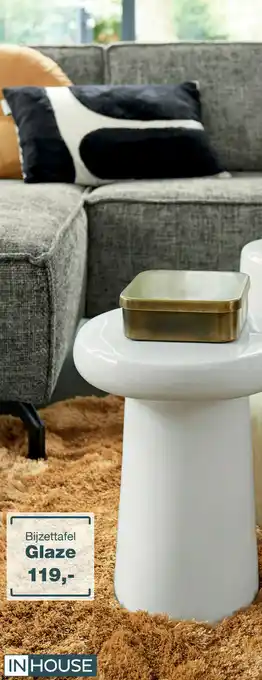 IN.HOUSE Bijzettafel Glaze aanbieding