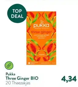 Holland & Barrett Pukka three ginger bio aanbieding