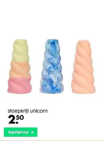 HEMA Stoepkrijt Unicorn aanbieding