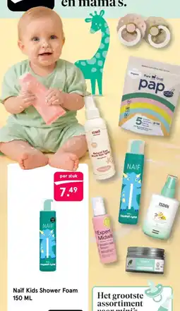 Etos Naïf Kids Shower Foam aanbieding