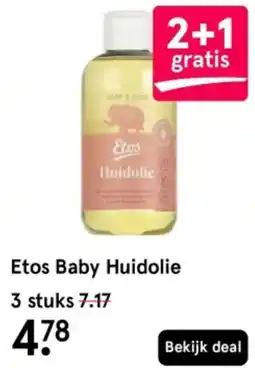 Etos Etos Baby Huidolie aanbieding