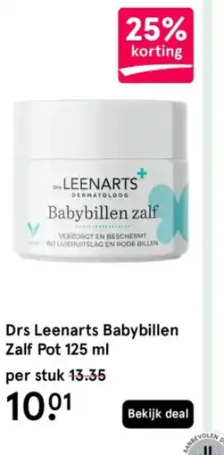 Etos Drs Leenarts Babybillen Zalf aanbieding