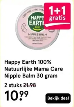 Etos Happy Earth 100% Natuurlijke Mama Care Nipple Balm aanbieding