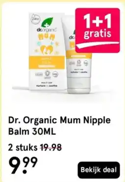 Etos Dr. Organic Mum Nipple Balm aanbieding
