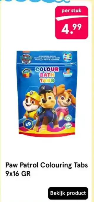 Paw Patrol Colouring Tabs