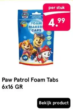 Etos Paw Patrol Foam Tabs aanbieding