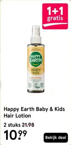 Etos Happy Earth Baby & Kids Hair Lotion aanbieding
