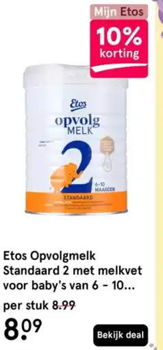 Etos Etos Opvolgmelk Standaard aanbieding