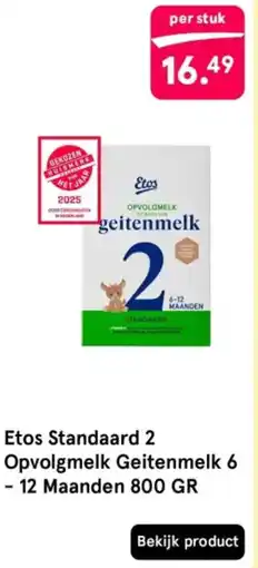 Etos Etos Standaard 2 Opvolgmelk Geitenmelk aanbieding