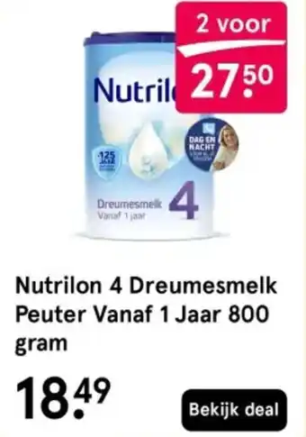 Nutrilon 4 Dreumesmelk Peuter Vanaf 1 Jaar
