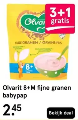 Etos Olvarit 8+M fijne granen babypap aanbieding
