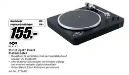 MediaMarkt Marley stir it up bt zwart platenspeler aanbieding