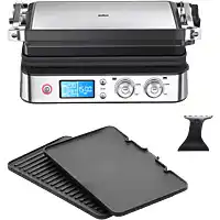 Expert Braun CG9040 MultiGrill 9 Contact grill Zwart aanbieding