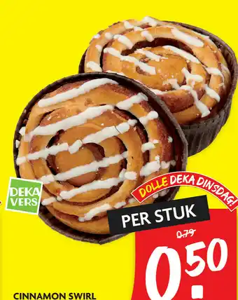 Dekamarkt Cinnamon swirl aanbieding