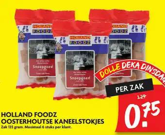 Dekamarkt Holland foodz oosterhoutse kaneelstokjes 135 gram aanbieding