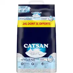 Pets Place Catsan Hygiene Plus - Kattenbakvulling - 17+3 l aanbieding