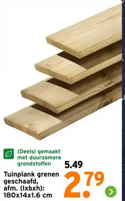 GAMMA Tuinplank grenen geschaafd aanbieding