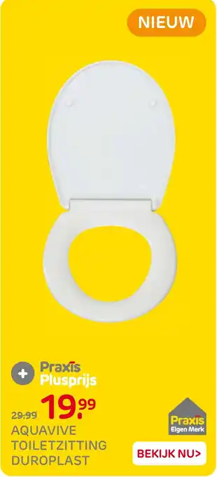 Praxis Aquavive toiletzitting duroplast aanbieding