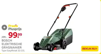 Praxis Bosch elektrische grasmaaier aanbieding