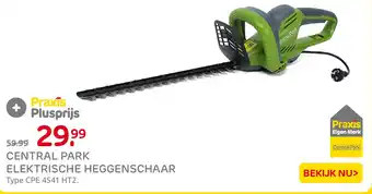 Praxis Central park elektrische heggenschaar aanbieding