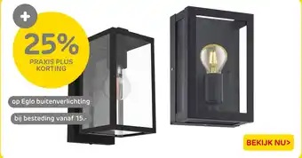 Praxis Eglo buitenverlichting aanbieding