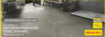 Praxis Decomode pvc vloer tegel dynamic aanbieding