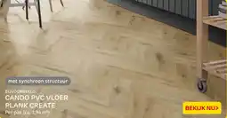 Praxis Cando pvc vloer plank create aanbieding